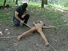Barefoot Bound: Tied Up and Punished Outdoors