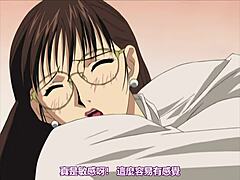 Animated teacher Saya experiences intense pleasure with waterfall orgasm, while her slutty physique is enhanced by a female physician named Yui.
