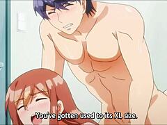 Ekskluzivni angleški anime video s podnapisom prikazuje intenziven oralni seks