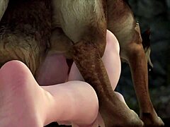 Cartoon Milf wird in 3D-Pornos von einem großen Schwanz verdorben