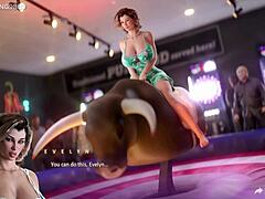 Σαγηνευτική εμφάνιση της μητριάς σε 3D παιχνίδι πορνό με τεράστιο στήθος