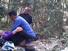 HD-Video einer versteckten Kamera eines chinesischen Daddys