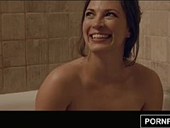 Big Natural Tits Lily Love Gets Fucked in the Bath