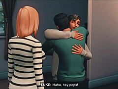 Sims 4: Home from college with a cum swallowing fantasy