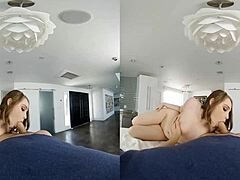 Cheating wife gets a blowjob from another man in Vrconk