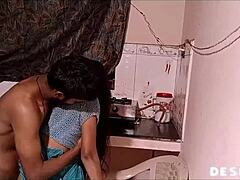Mature Indian bhabhi gets her asshole pounded hard in the kitchen