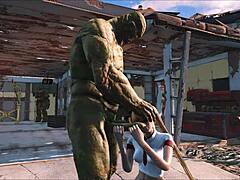 A Fallout 4s szörny jelenetében a nagy kakas találkozik a szűk fenékkel
