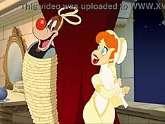 Red hot riding hood in the movie with Tom and Jerry's Merry Mouse