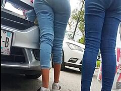 Culonas Galore: Latina MILFs and Housewives with Big Asses in Public
