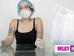 Το πρώτο πορνό casting μιας Βενεζουελάνικης πόρνης οδηγεί σε σπέρμα