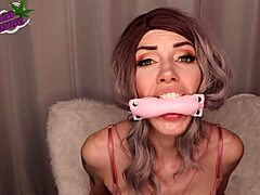 Sensual gagging experience with Blair babylove