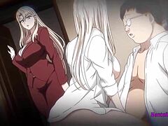 Cartoon-Mama und Stieftochter in erotischem Hentai