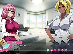 Anime game featuring a futa and futanari