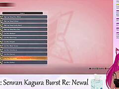 Virtual YouTuber lewdneko performs Senran Kagura Burst first part