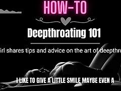 Master deepthroating techniques with erotic audio for men