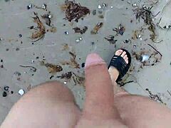 Julkinen alastomuus rannalla