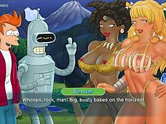 Un jeu hentai animé de style américain met en vedette des amazoniennes aux gros seins