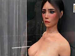 Pertemuan erotis Jills dengan wanita berkontol besar di ruang ganti toko