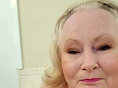 Terrytowngal's busty granny engages in dirty talk