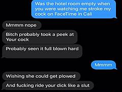 Wife's naughty chat leads to cheating and dirty talk