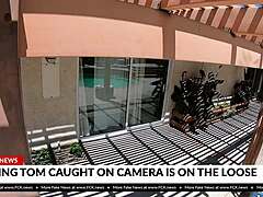 Marley Brinx's hidden camera captures an unwanted visitor