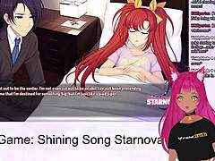 Vtuber Aki's journey through Starnova's anime and hentai games