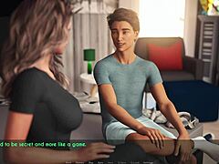 Изменяющая жена и сексуальная мачеха оживают в 3D-мультяшной порноигре