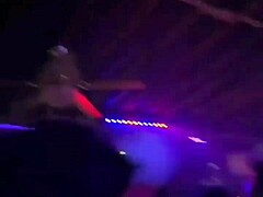 Carmen Hayes' tantalizing boob show in a strip club