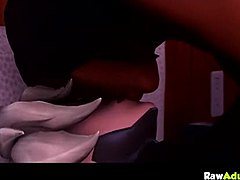 HD-video av Lara som blir bunden och knullad